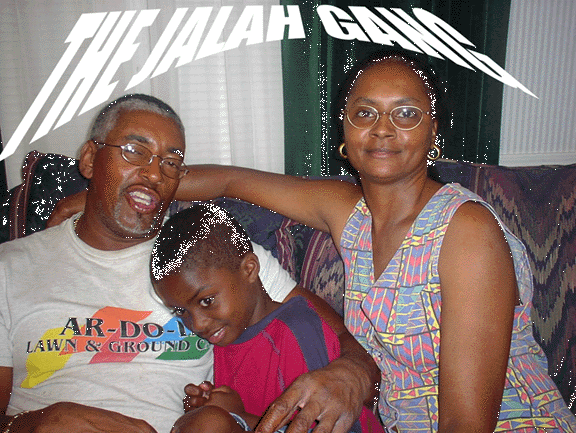 PHOTO TAKEN JULY 18, 2001

 JALAH IS DOING EVERYTHING HIS GRANDMA ASK HIM TO DO.

